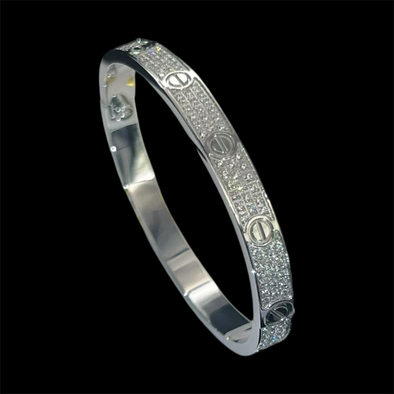 Iced Bangle Bracelet