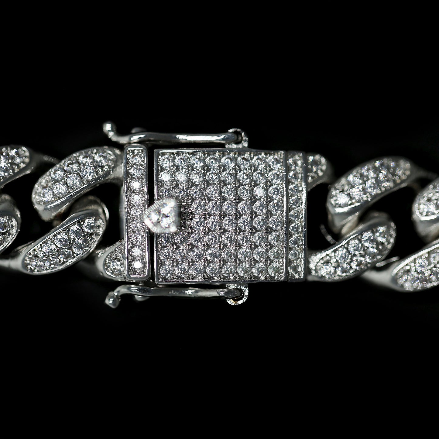 12mm Diamanten Miami Cuban Ketting