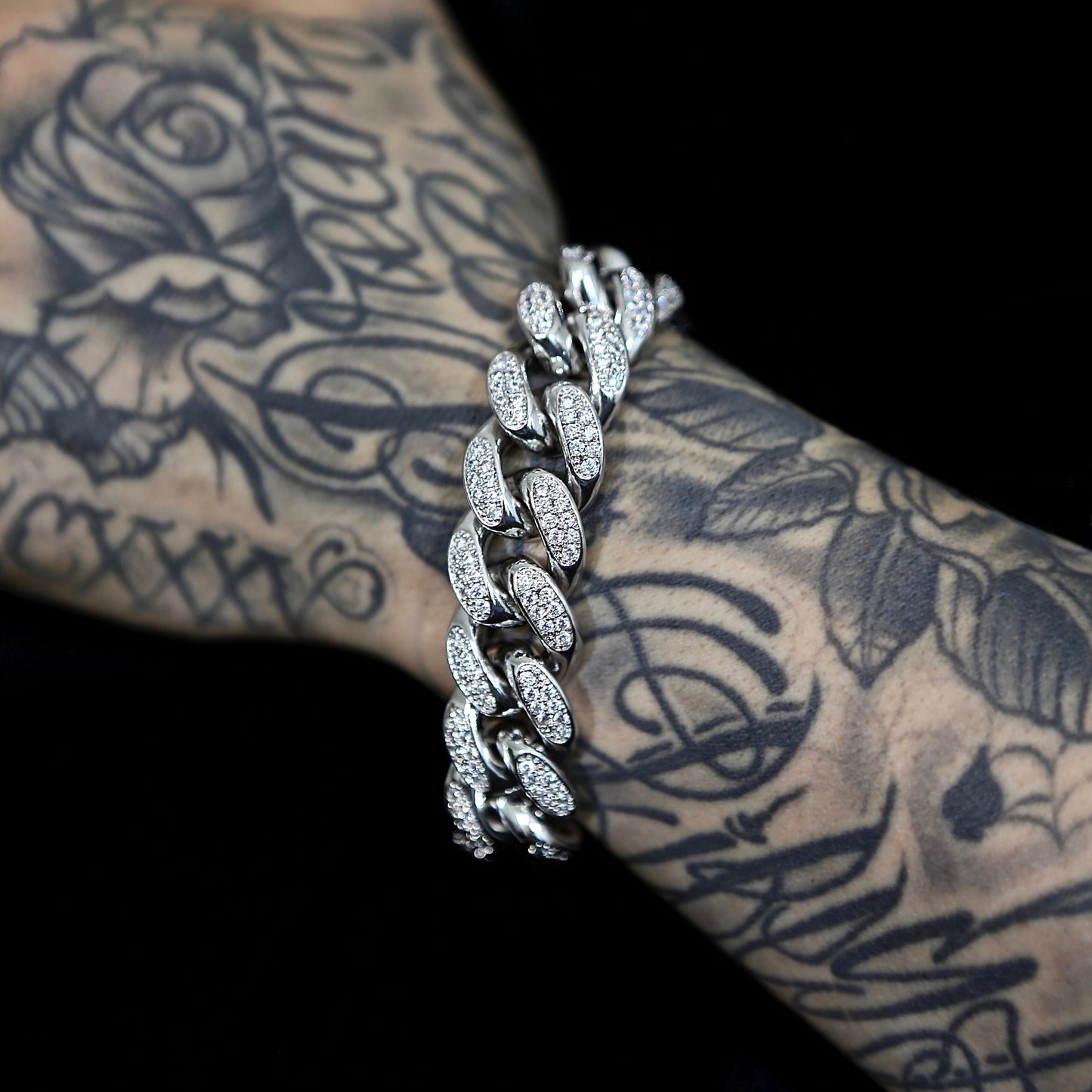 Bracelet Cubain Miami Iced Out 18mm
