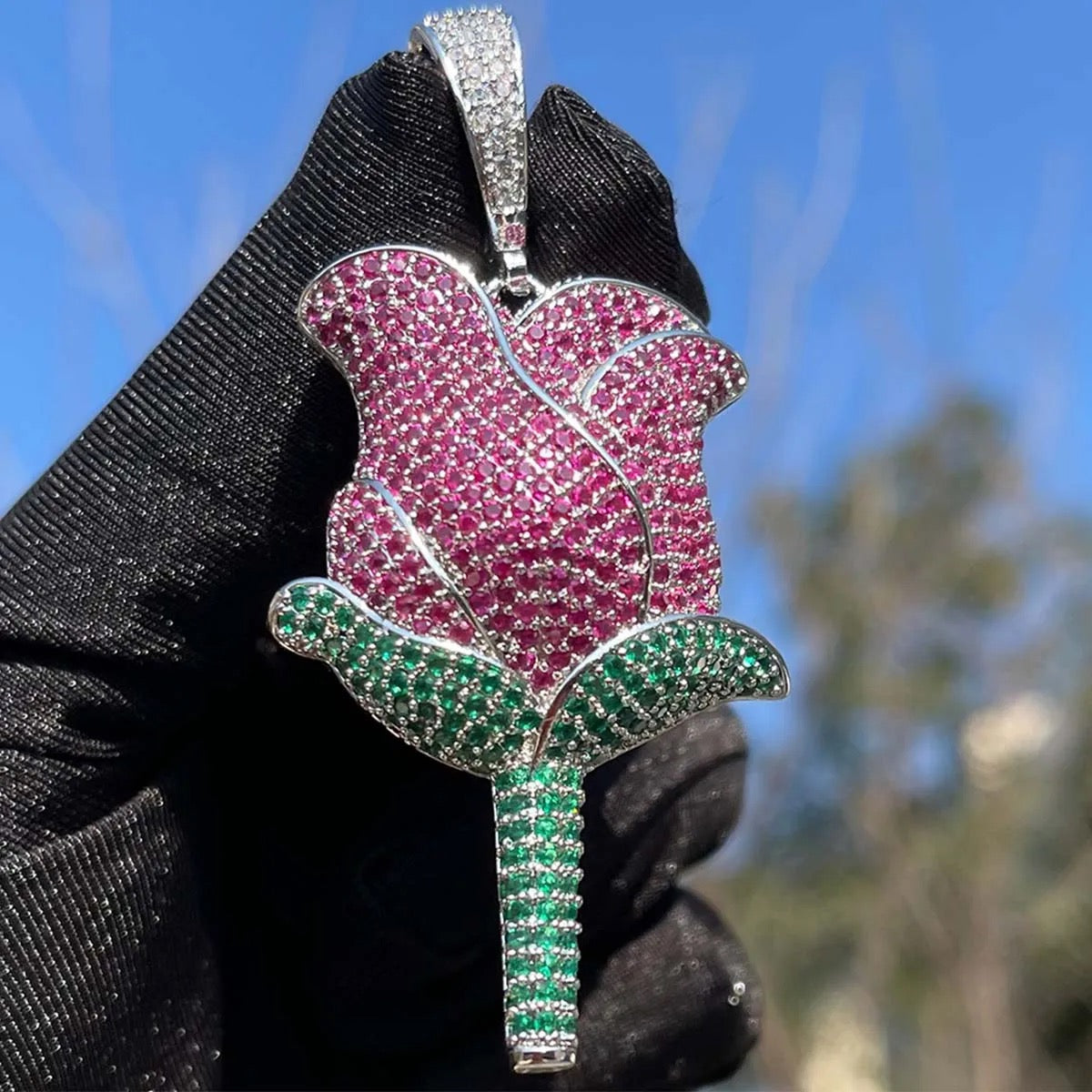 Pendentif Rose