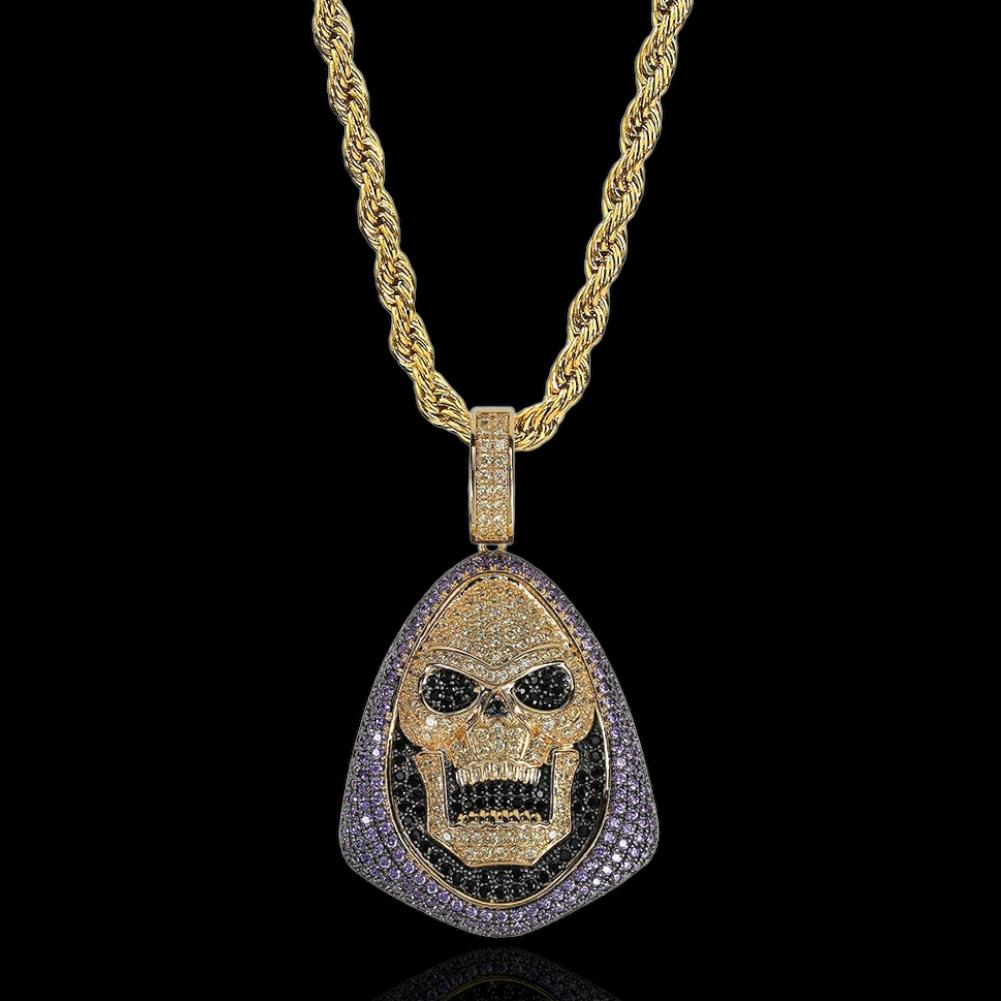 Custom Skeletor Head Pendant