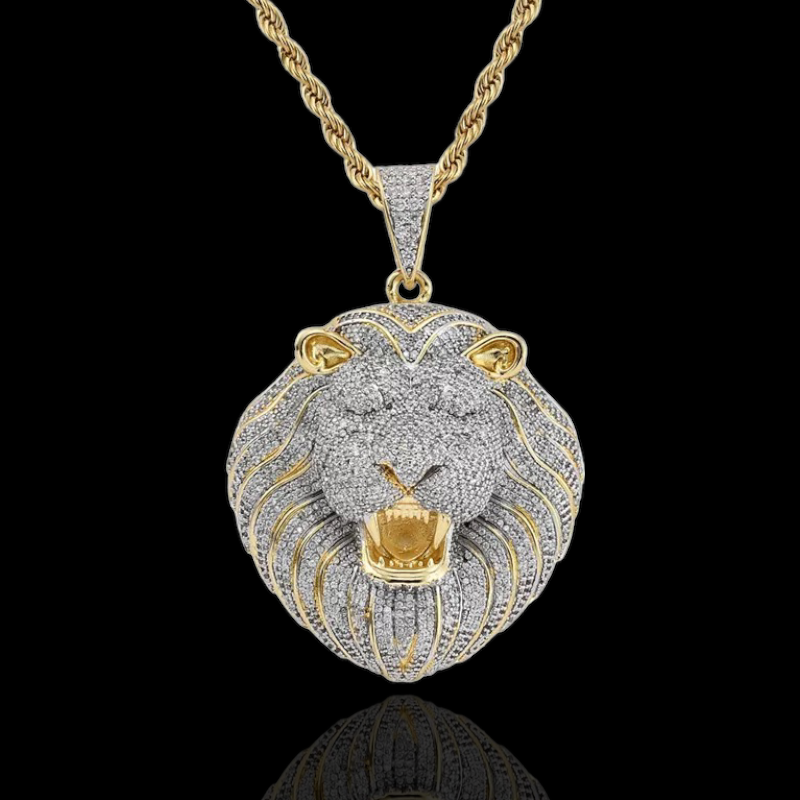 Lion head pendant