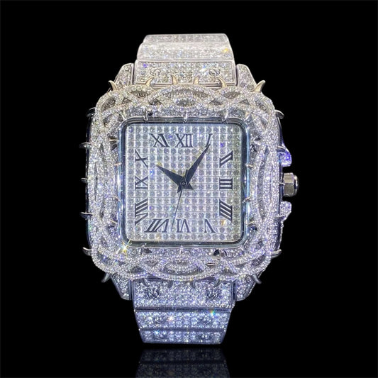 King Thorne 42mm – Fully Iced Watch