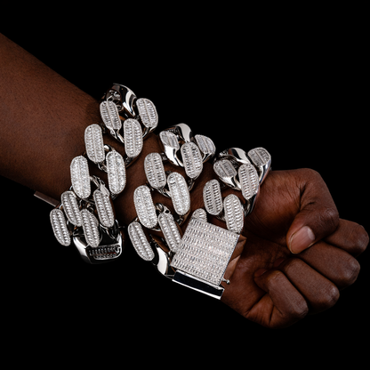 39mm Premium Cuban Baguette Chain