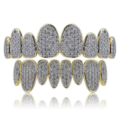 8/8 Rounded Pavé ICED Grillz Set