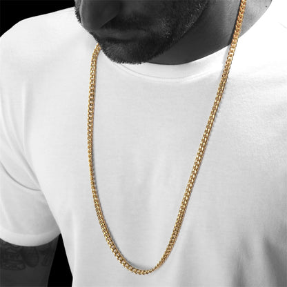 6mm Gold Plated Miami Cuban Chain