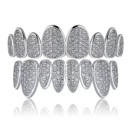 8/8 Rounded Pavé ICED Grillz Set