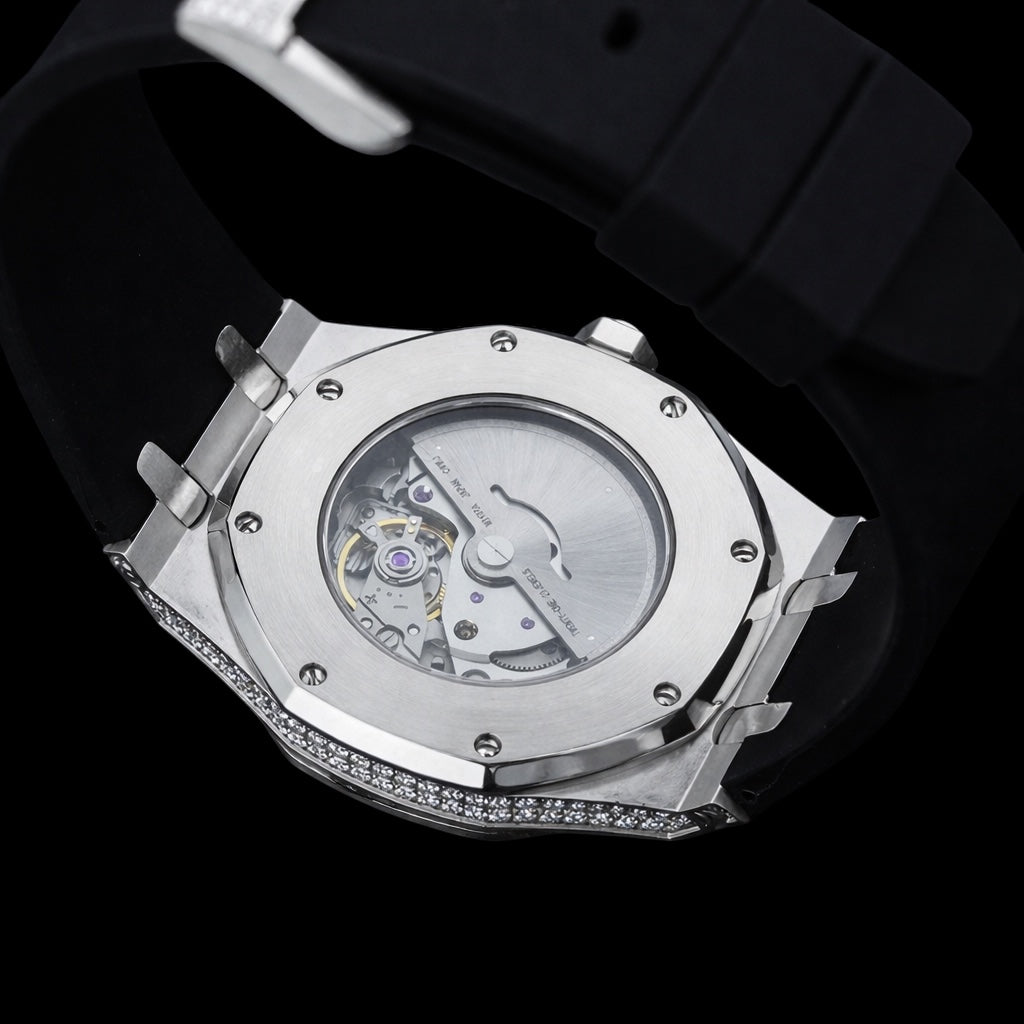 Royal Majestic Arabic 42mm – Moissanite Watch