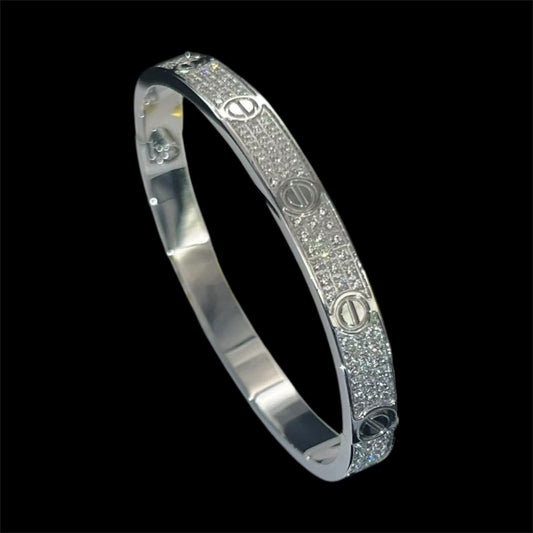 Iced Bangle Bracelet