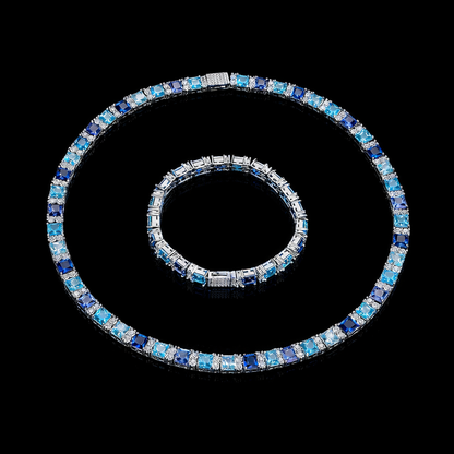 Iced Blue Royale Tennis Chain