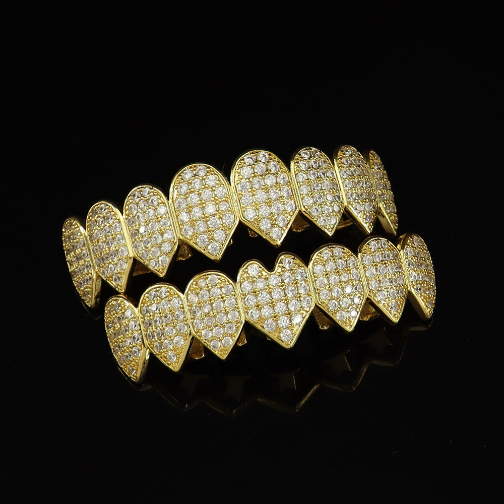 Premium ICED OUT Shark Grillz Set