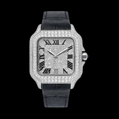 King Square Imperial 40mm – Moissanite Watch
