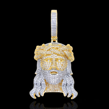 Pendentif Jésus Bicolore