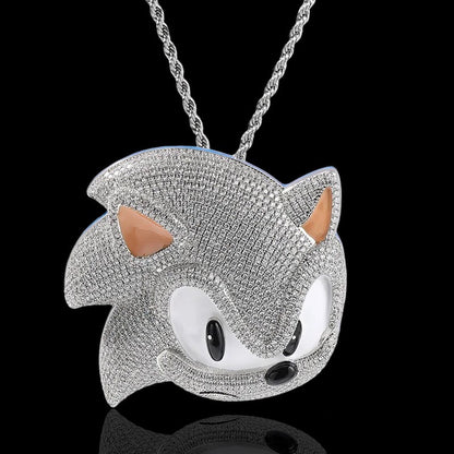 Pendentif tête sonic custom