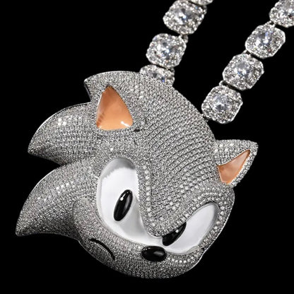 Pendentif tête sonic custom