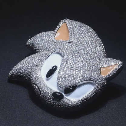 Pendentif tête sonic custom