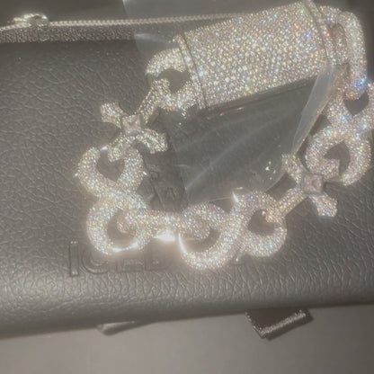 Diamanten Infinity Kruis / Cuban Armband