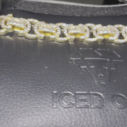 13MM Gold Plated Fully Iced Out King Chain