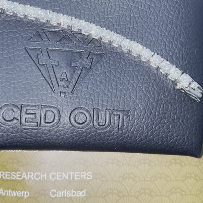 Bracelet Tennis Diamant Moissanite Argent 4mm