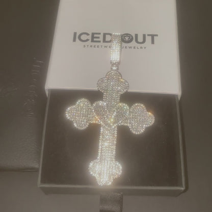 Broken Heart Cross Pendant