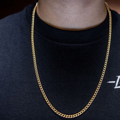 5mm Gold Plated Miami Cuban Ketting
