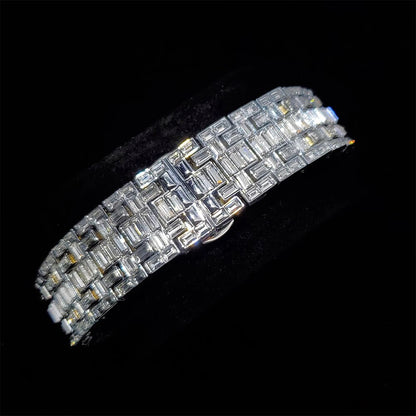 Baguette Diamonds Automatic Royal Skeleton watch