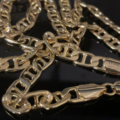 6mm Gold Plated Gucci Link Chain