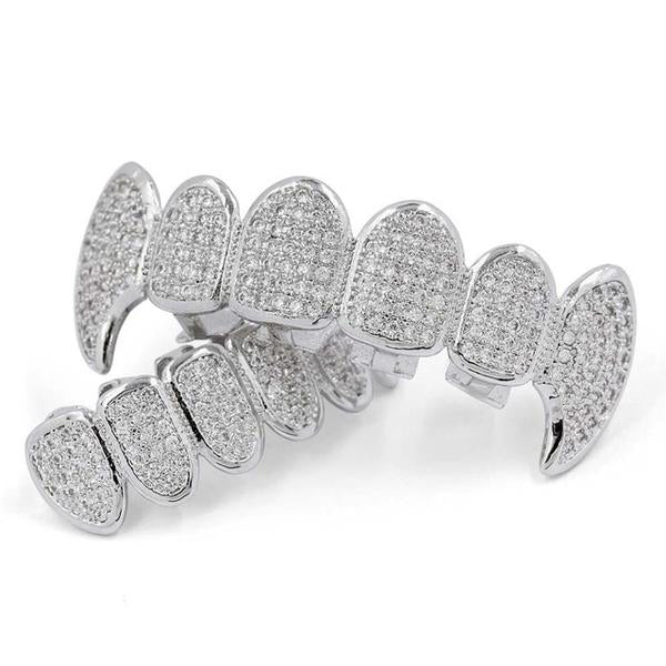Iced Out Royal Multi Fang Grillz Ensemble
