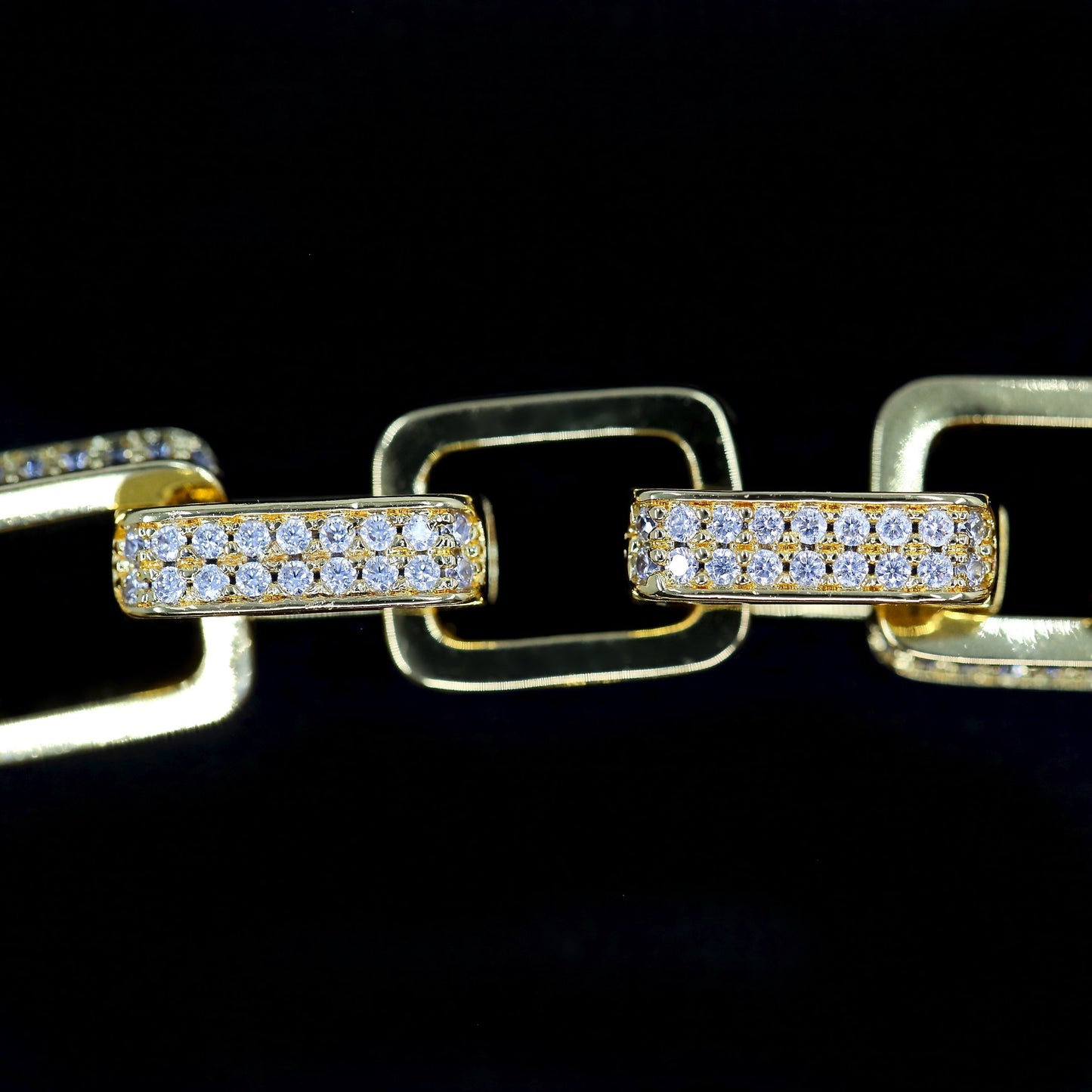 Chaîne à maillons diamant Hermès 10MM
