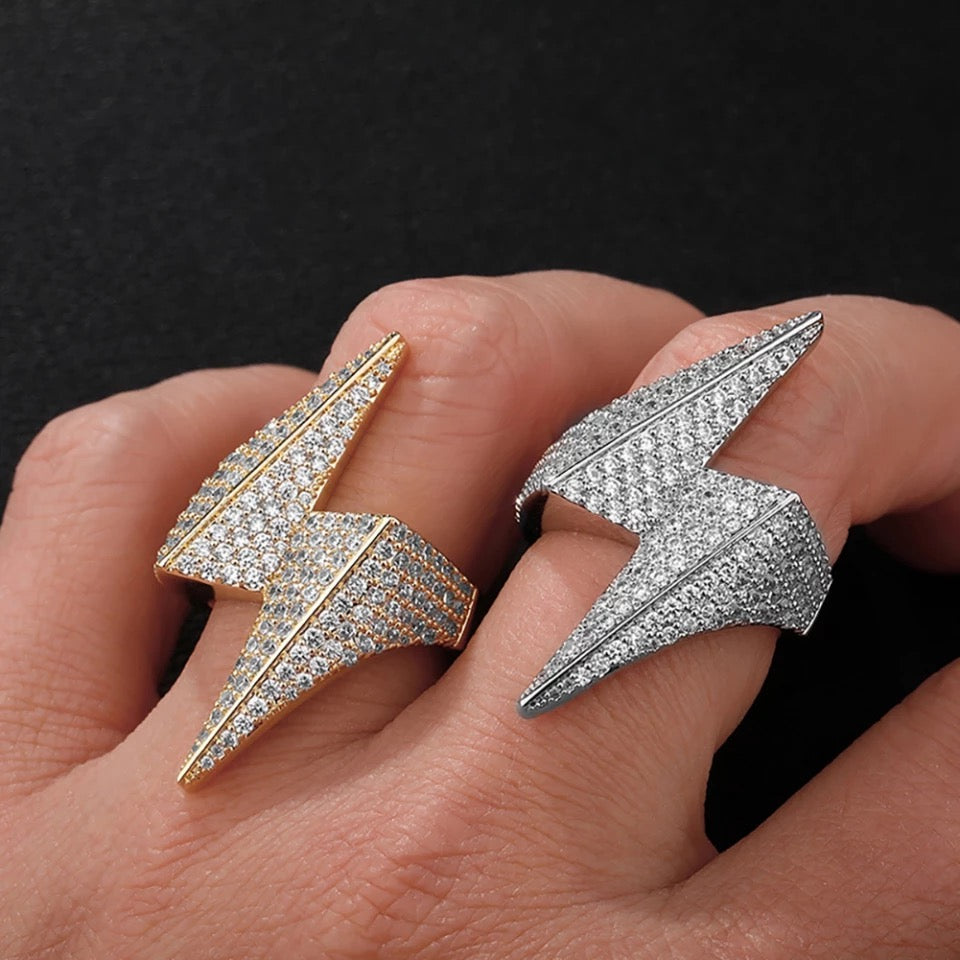 Iced Out Bliksem Ring