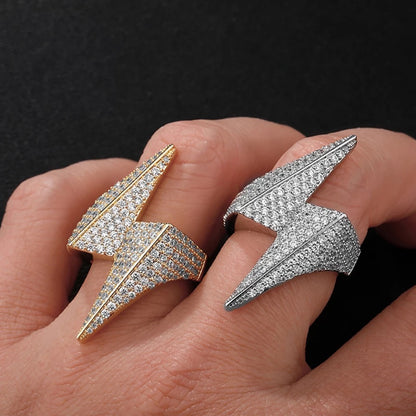 Iced Out Bliksem Ring