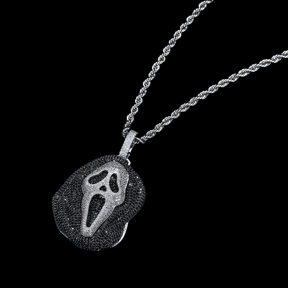 Pendentif Iced Out Scream Face