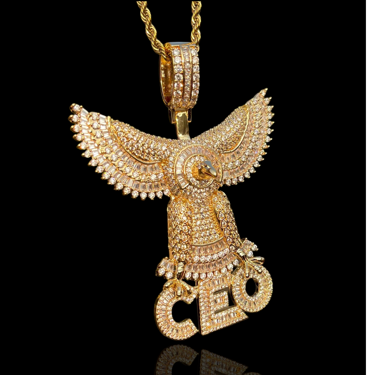 Gold Plated CEO Hanger Met Adelaar