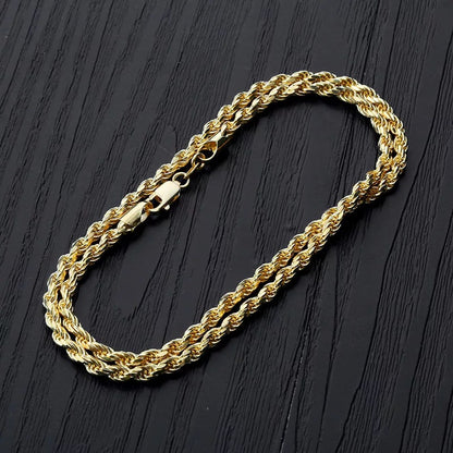 925 Zilveren Dookie Rope Ketting