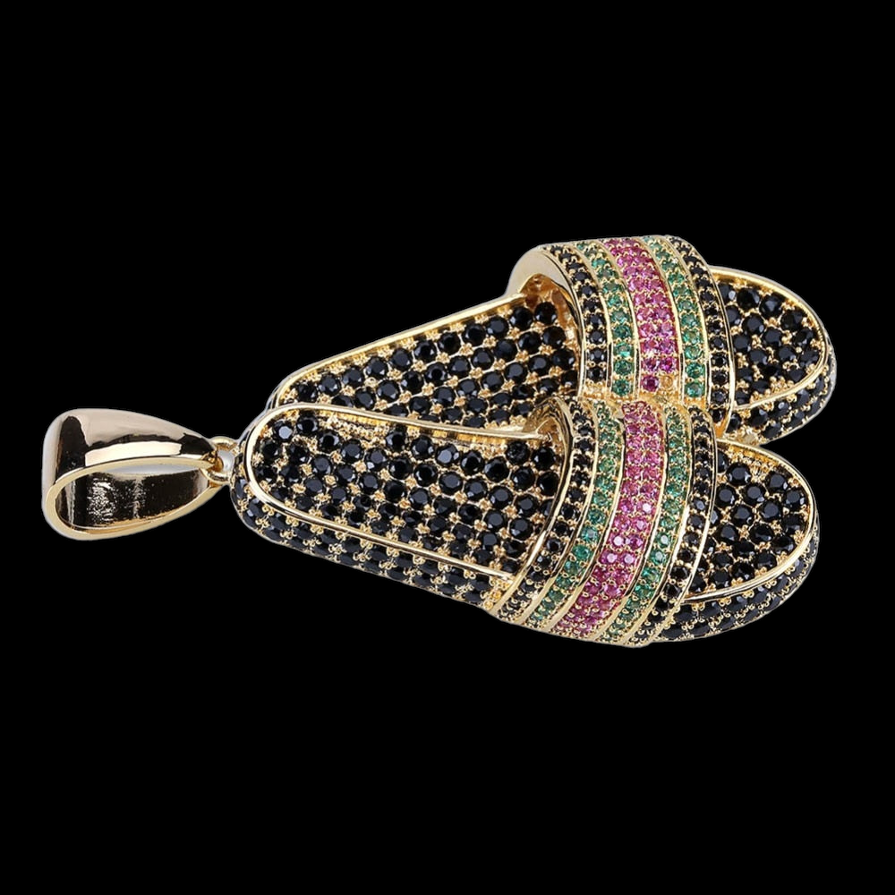 Iced Out Designer Sandals 