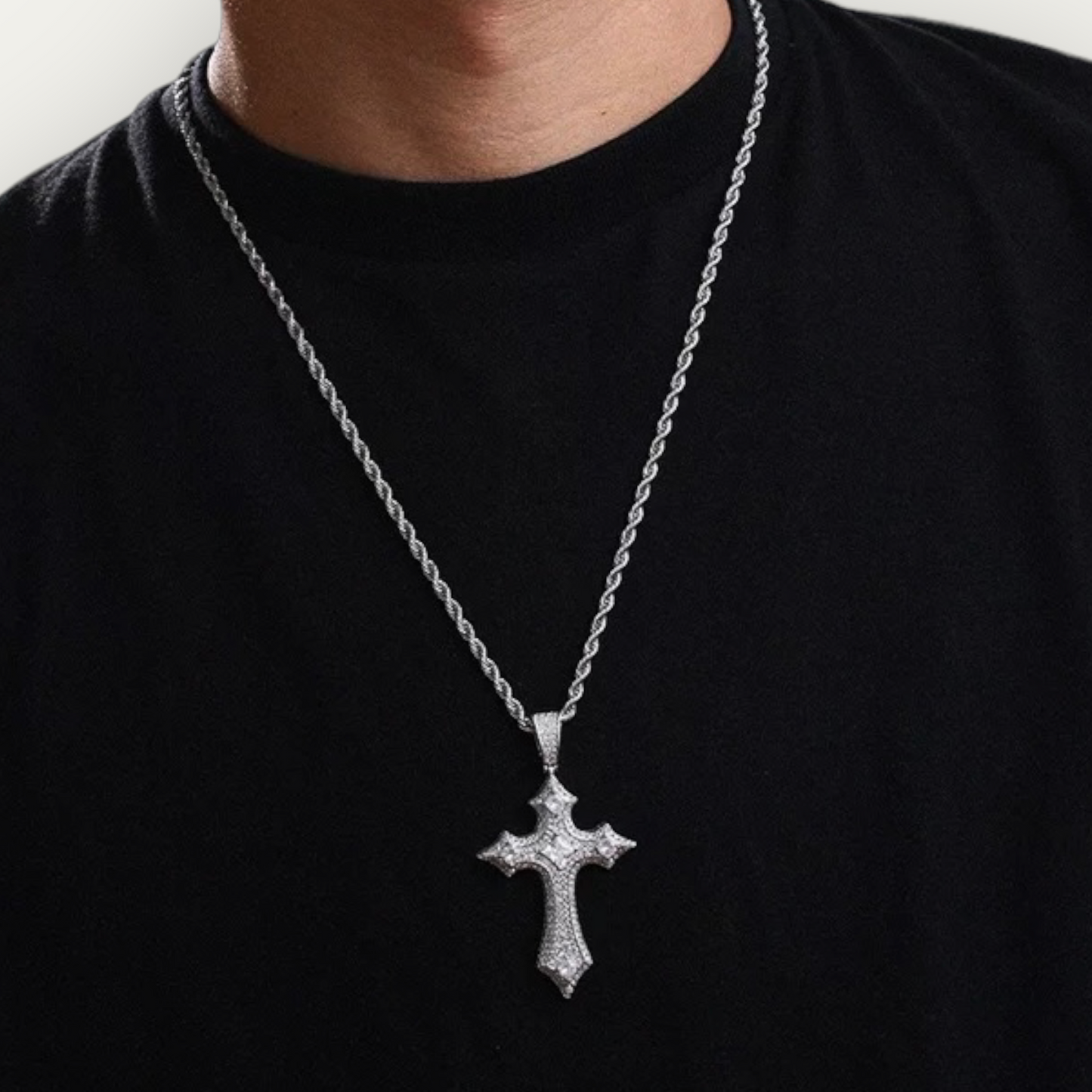 Pendentif croix celtique en argent 925