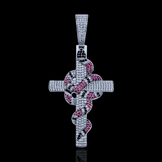 Pendentif Croix Python