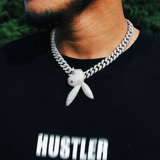 Miami Cuban x Bunny Customized ketting