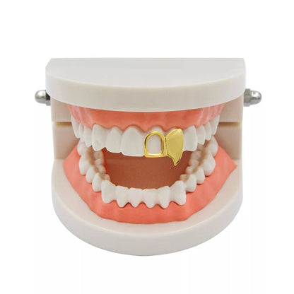 Gold plated Open Tooth + Fang Fang