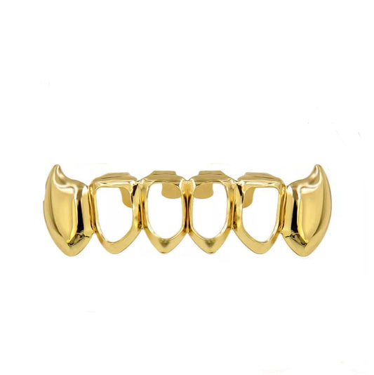 Premium Gold plated Fang Grill Ondergebit