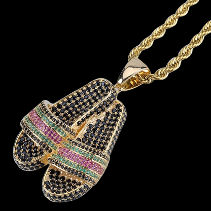Iced Out Designer Sandals 