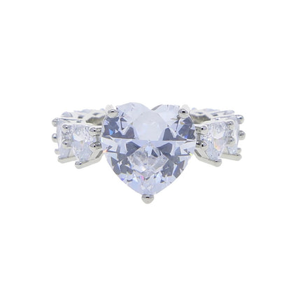 2.75 CT Diamanten Hart Ring