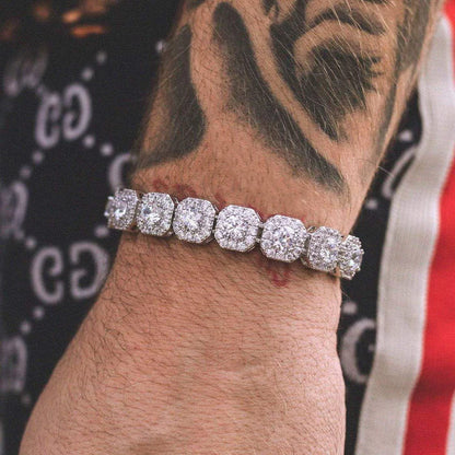 Iced Out Bracelet Tennis Cluster