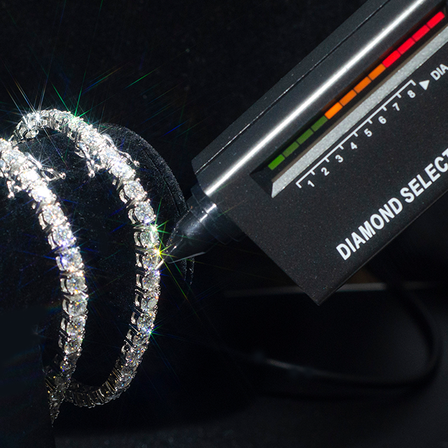 Bracelet Tennis Diamant Moissanite Argent 4mm