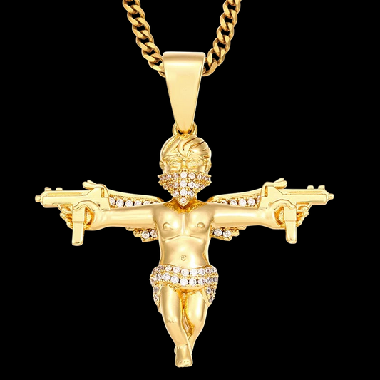 Uzi Angel pendant