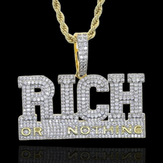 Pendentif riche ou rien