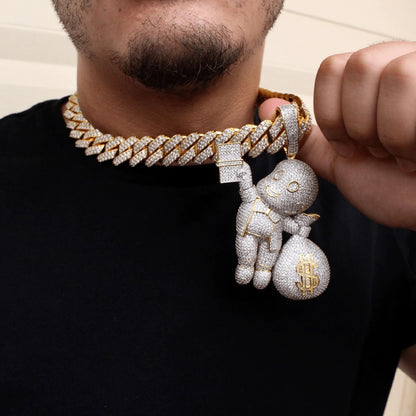 Collier personnalisé Miami Cuban x Richie