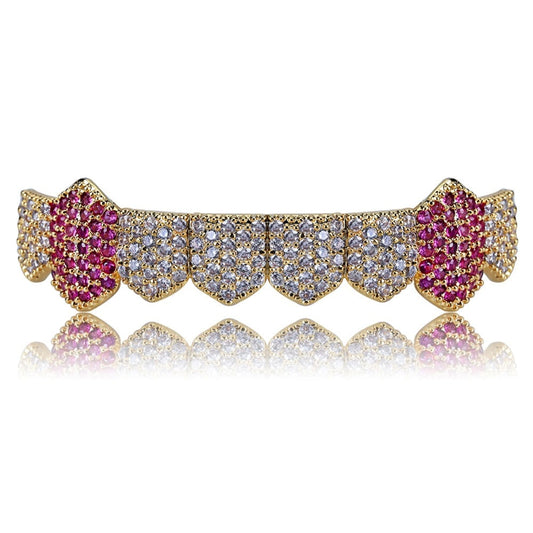 Royal Pink Lab Diamond Fang Grill