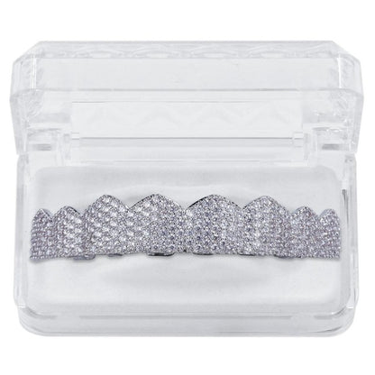 8/8 Premium Iced Out Grillz Set