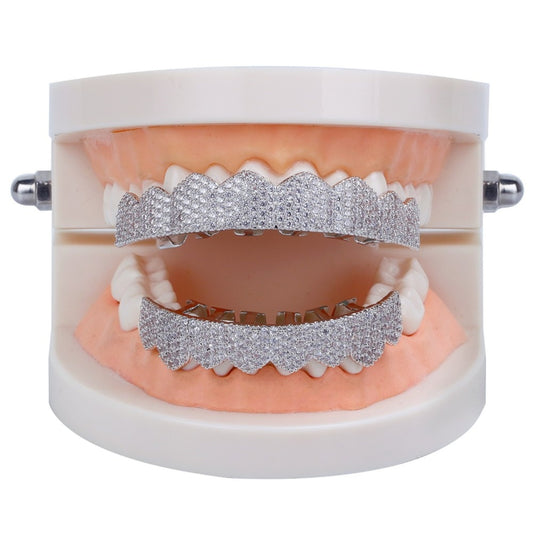 Premium ICED OUT 8-Tooth Lower Grillz